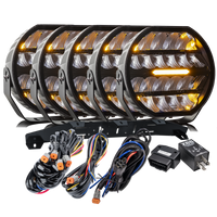 LED extraljus Stellar Black RAD5 >>CANBUS<< – 12 200 lm – 16 480 lm – LUXTAR – produktbild framifrån | LUXTAR