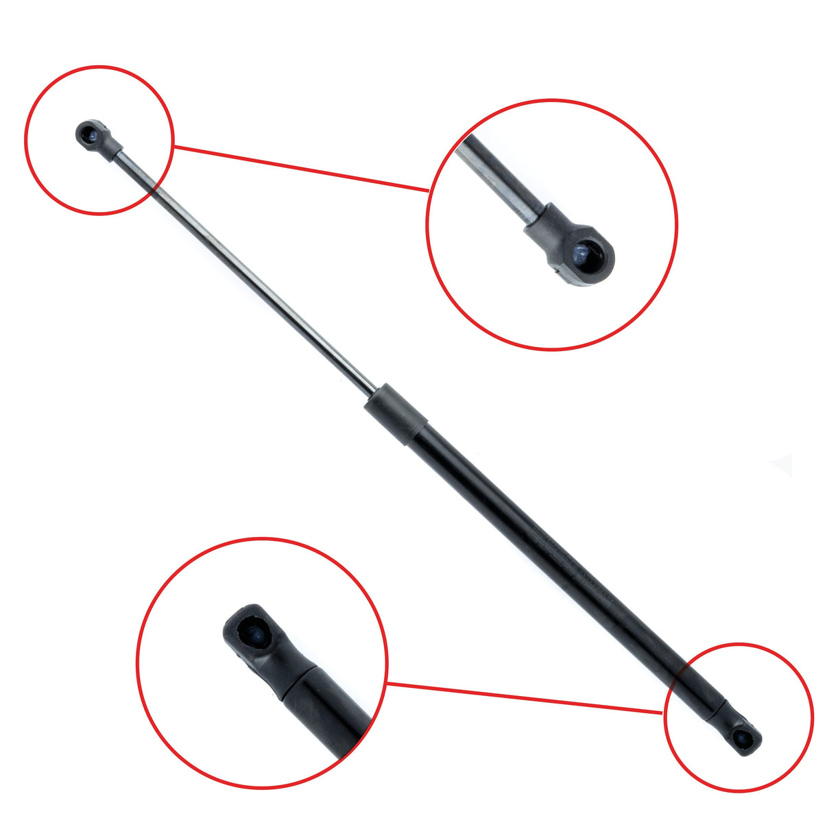 Gasfjäder till baklucka Fiat Panda II/Panda kaross – 503 mm/ 280 N