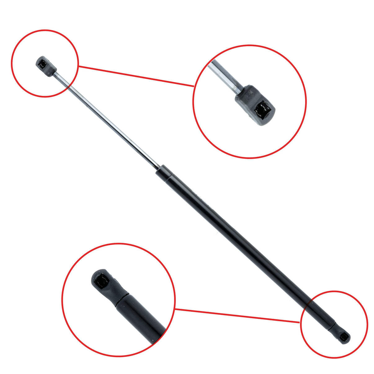 Gasfjäder till baklucka Opel Astra G CC/Astra G Classic m.fl. – 535 mm/ 430 N
