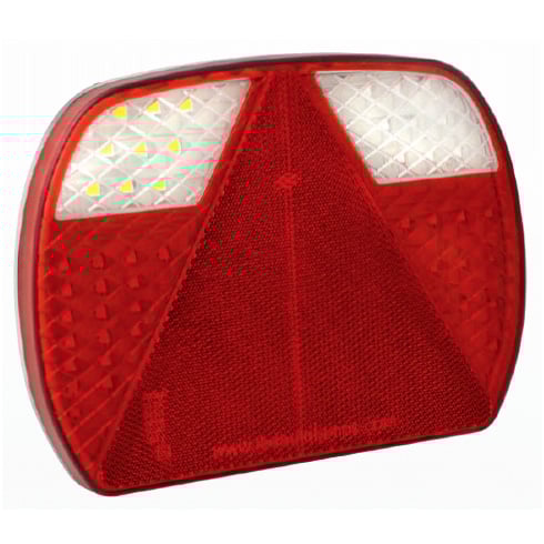 produktbild framifrån visande Baklampset i lågprofil (2 – Pack) – LEA