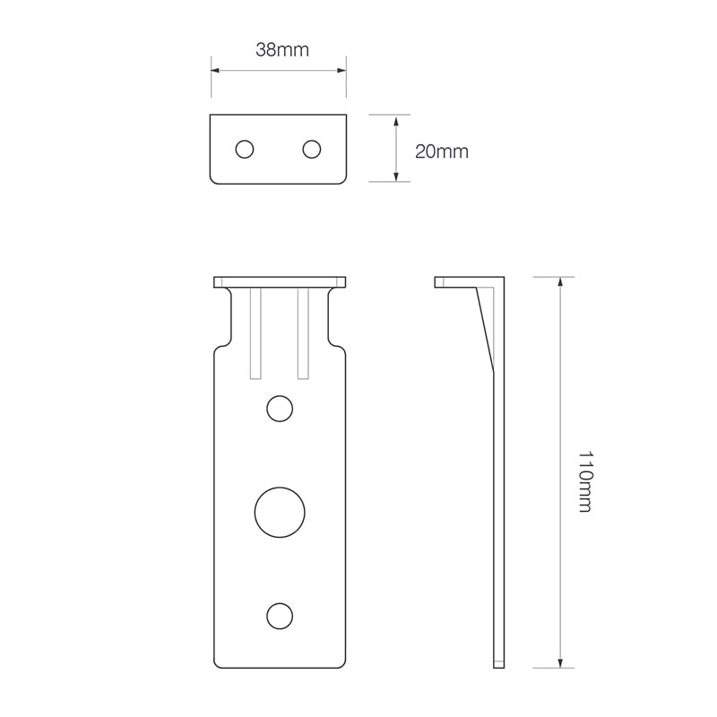 sidovy som visar profil och design av Lampsarg EU38 Vertical – LEA