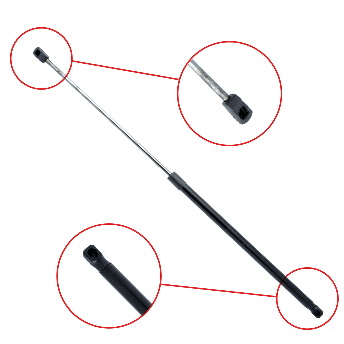 Gasfjäder till motorhuv Audi A6 C6/A6 C6 Allroad m.fl. – 720 mm/ 180 N