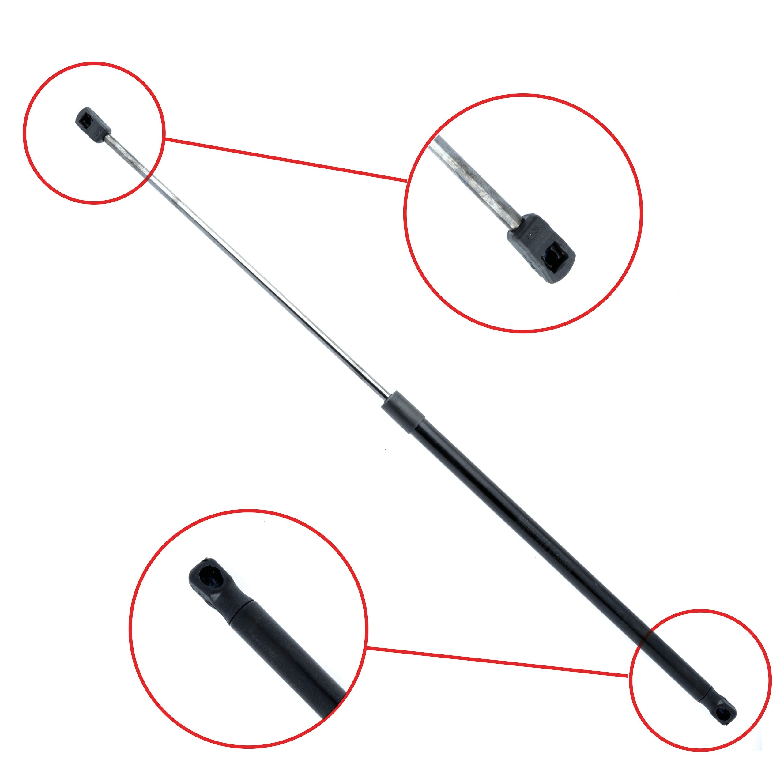 Gasfjäder till motorhuv Audi A6 C6/A6 C6 Allroad m.fl. – 720 mm/ 180 N