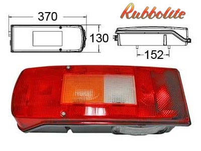 Baklykta Vänster Volvo FM/FH – 02 – närbild detaljer | Xenonkungen