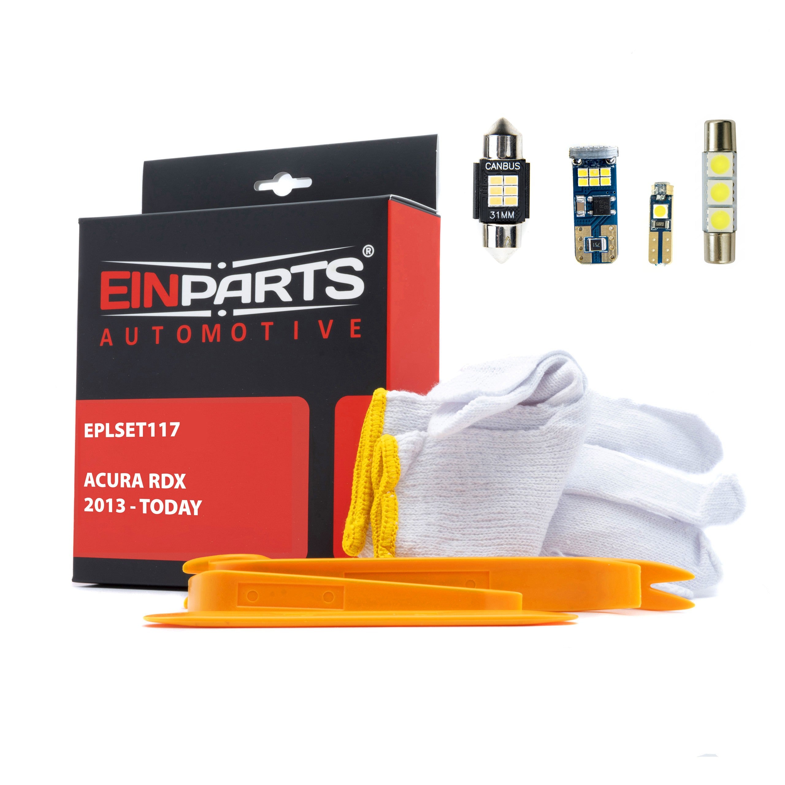 LED-interiörbelysning – 6000K – 9V - 16V – 15-pack