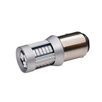 produktbild framifrån visande BA15S – 1156 30SMD 12 – 24V Röd – Xenonkungen