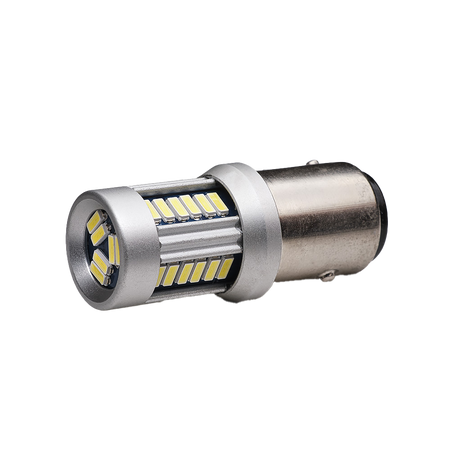produktbild framifrån visande BA15S – 1156 30SMD 12 – 24V Vit – Xenonkungen