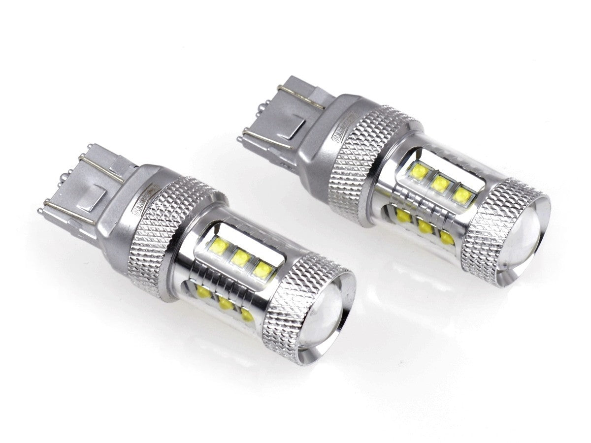 LED-lampa för bil – W21W – W3x16q – 6000K – 16 LED – CREE XT-E – 2-pack