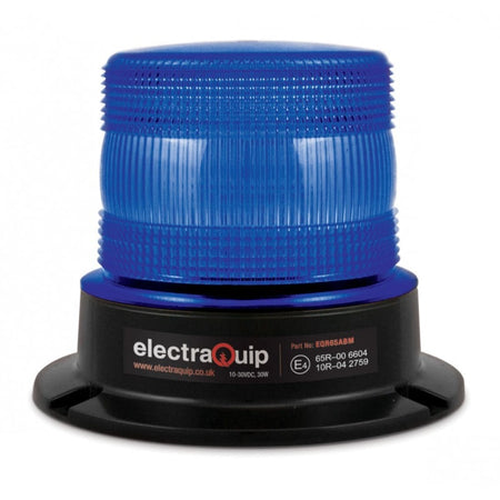 Varningsljus EQ – LED Beacon R65 Blå – produktbild framifrån | ÖVRIGT