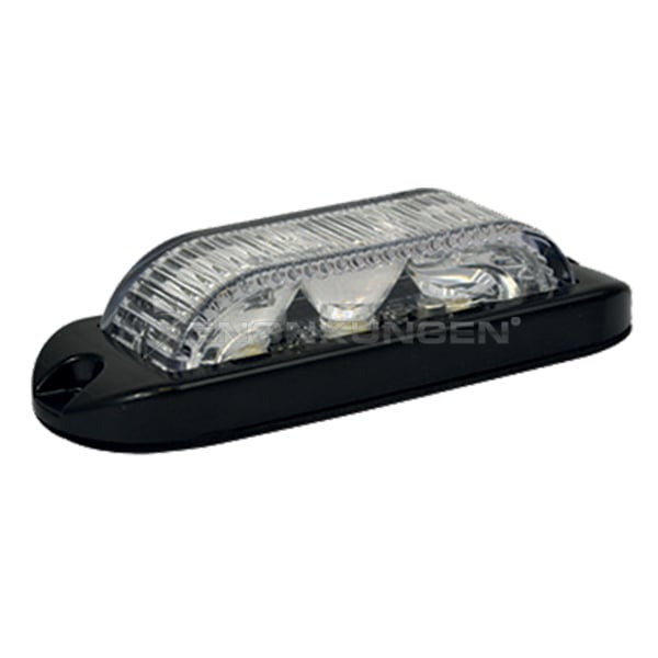 Blixtljus EQ 3LED 180 R10 Vit – produktbild framifrån | Carlevel