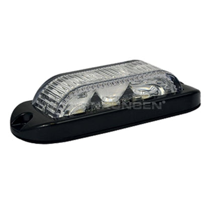 Blixtljus EQ 3LED 180 R10 Vit – produktbild framifrån | Carlevel