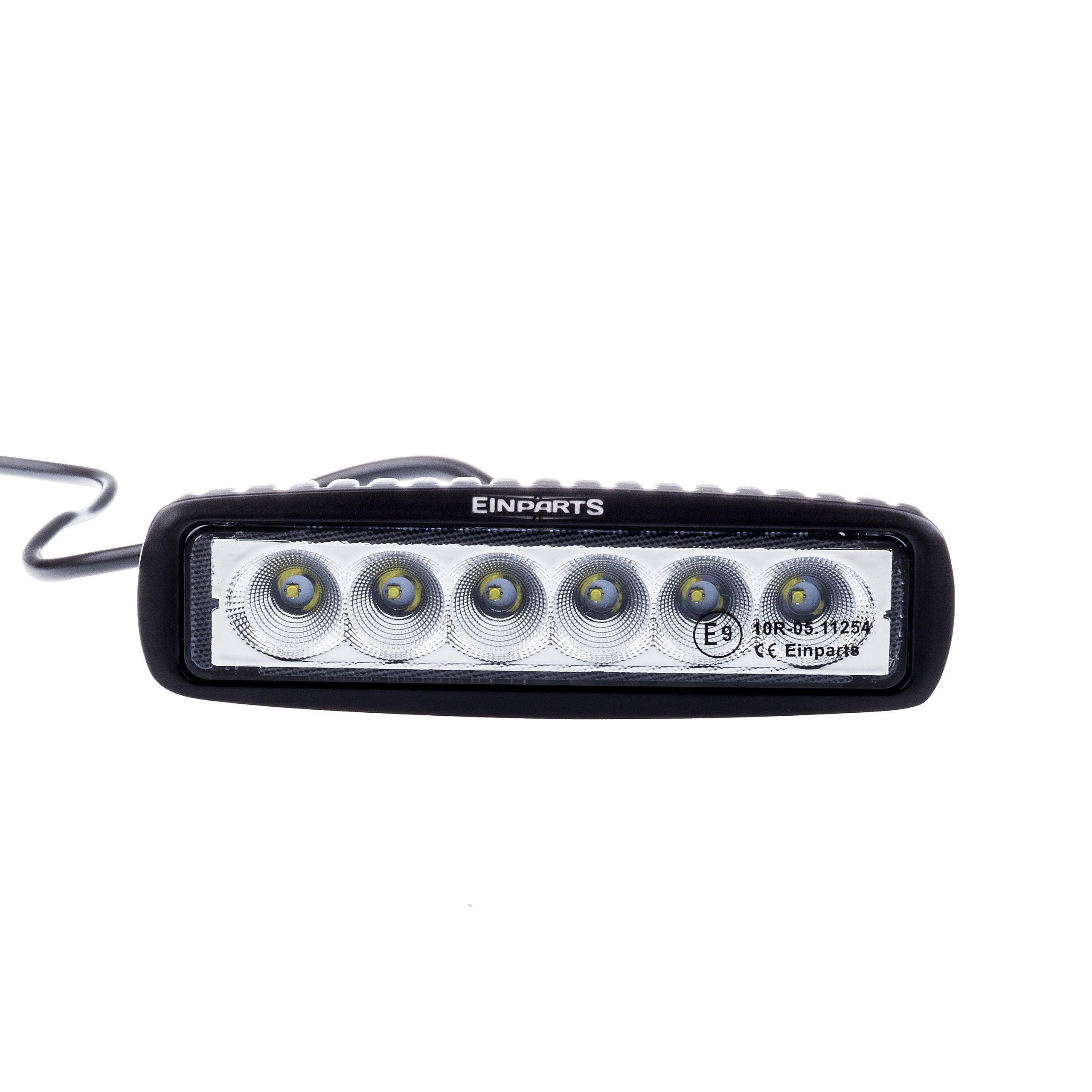 LED-arbetslampa – 18 W – 6000K – 6 LED – 2430 LM – 160 mm