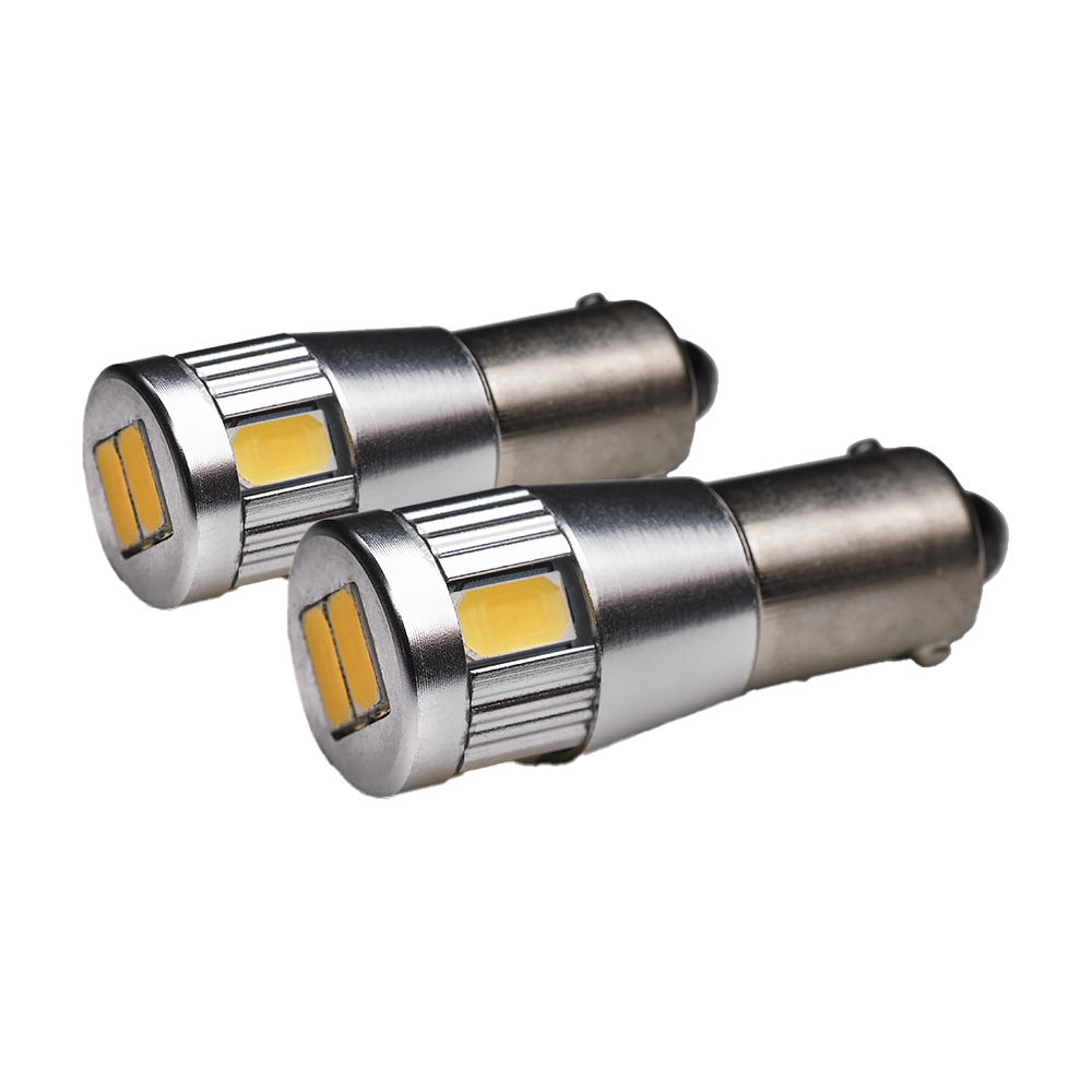 produktbild framifrån visande BA9S – T4W Led 6smd – 9 – 14v – Carlevel