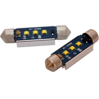 produktbild framifrån visande 42mm – C5W Super Canbus Cree LED – Carlevel