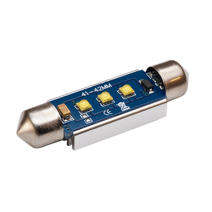 bild som visar användning av 42mm – C5W Super Canbus Cree LED – Carlevel