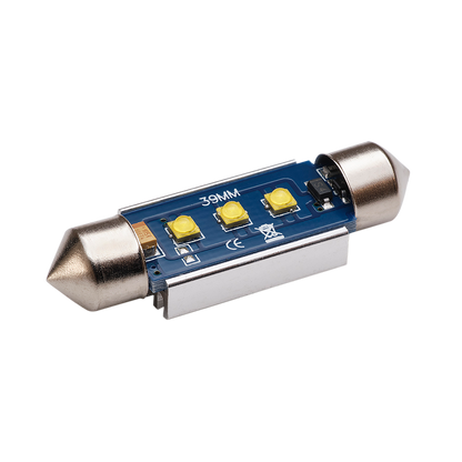bild som visar användning av 39mm – C5W Super Canbus Cree LED – Carlevel