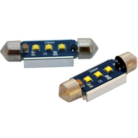 produktbild framifrån visande 39mm – C5W Super Canbus Cree LED – Carlevel