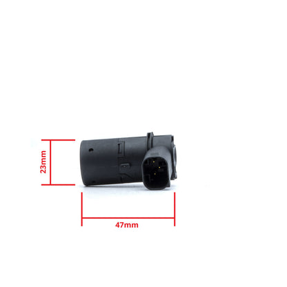 PDC-parkeringssensor – Svart – ultraljudssensor – 1 sensorer – 47 × 23 mm