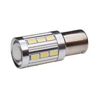 produktbild framifrån visande BA15S – 1156 Canbus LED 21SMD Vit – Carlevel