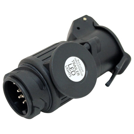 produktbild framifrån visande Adapter 13 – 7 POL 12V LED – Xenonkungen