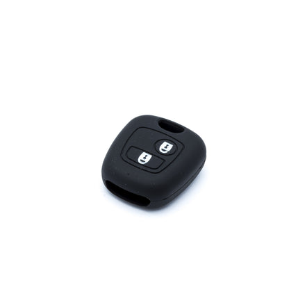 Bilnyckelskal Peugeot 107/206 CC m.fl. – Svart