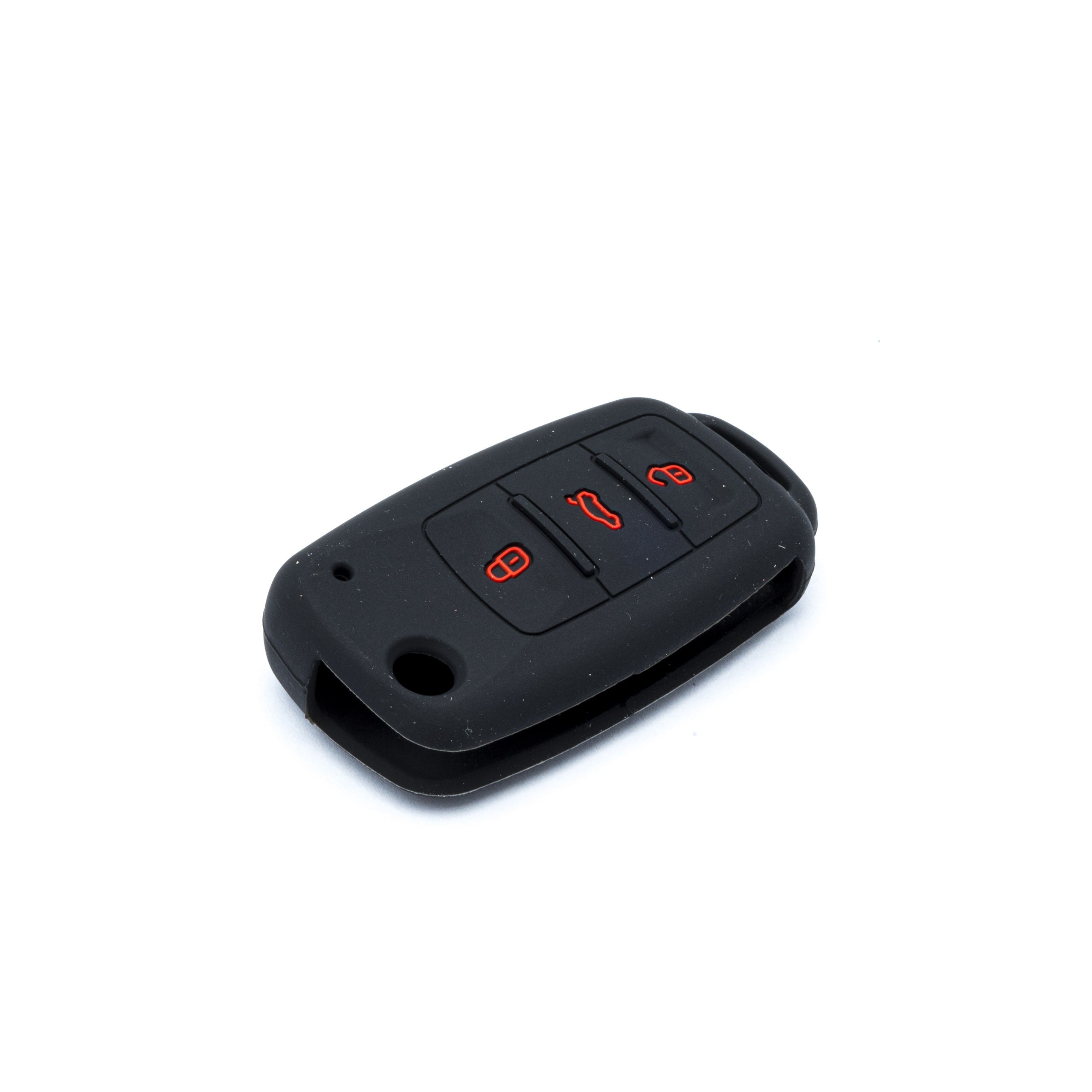 Bilnyckelskal Skoda Fabia II/Fabia II Combi m.fl. – Svart