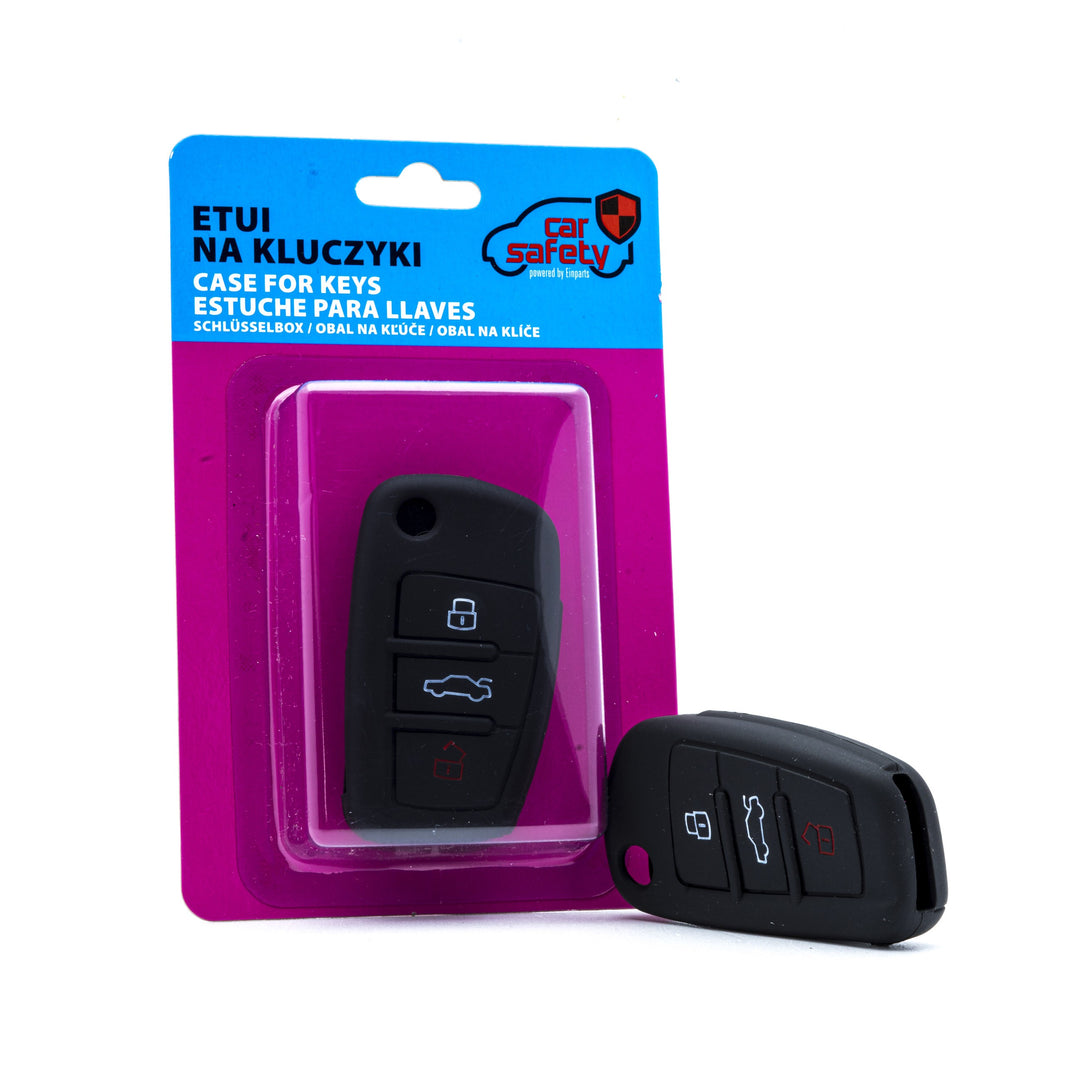 Bilnyckelskal Audi A2/A3 m.fl. – Svart