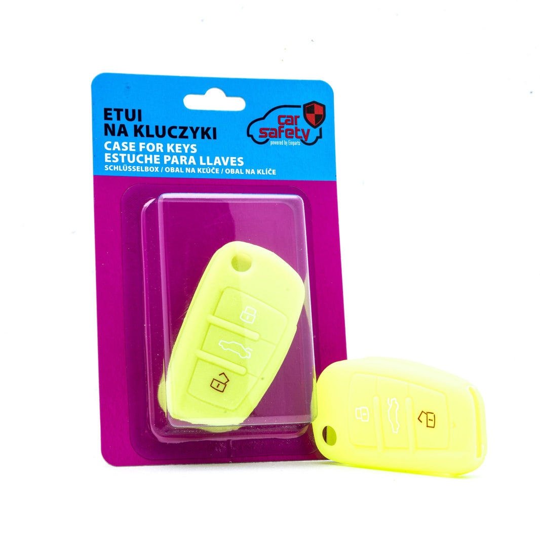 Bilnyckelskal Audi A2/A3 m.fl. – Neongrön
