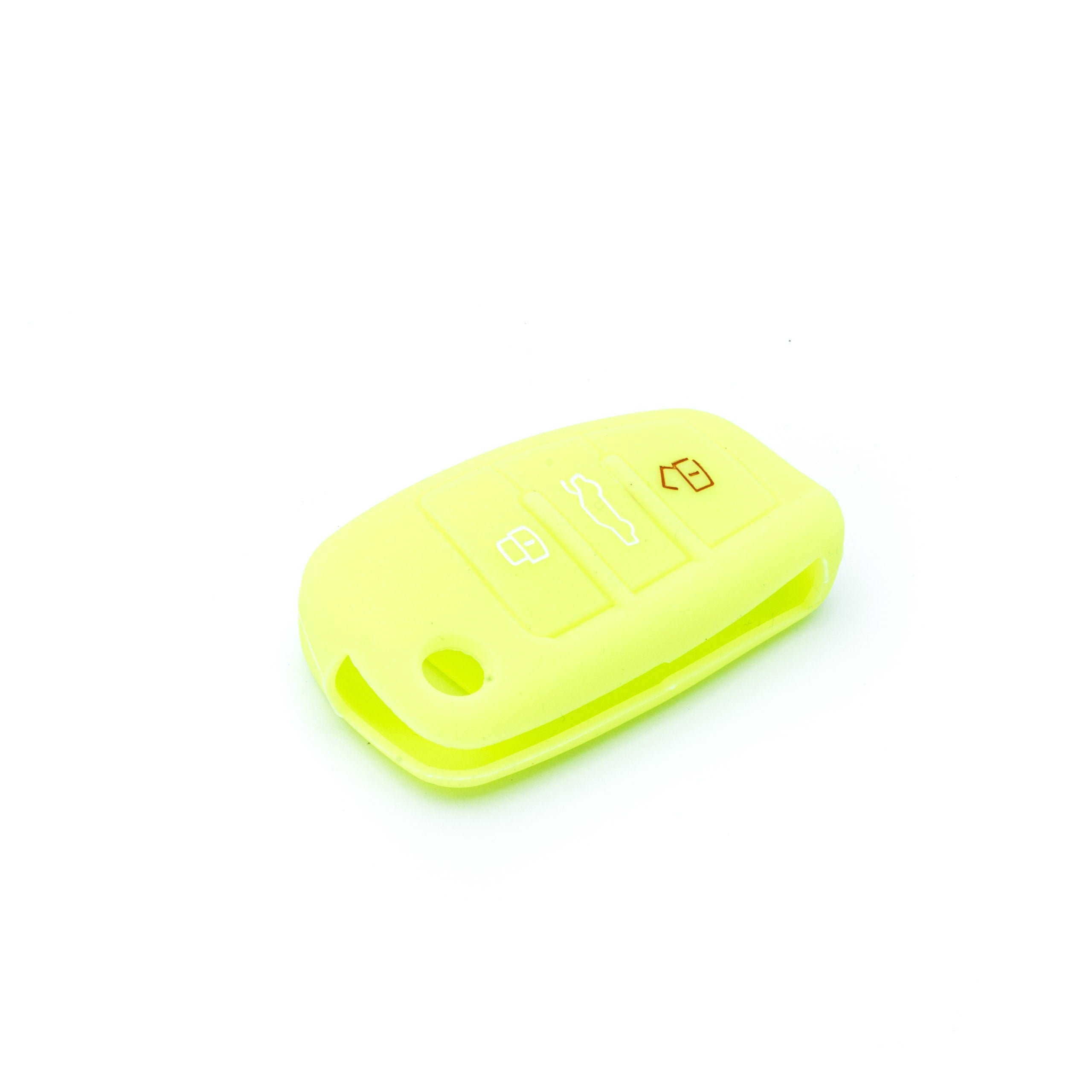 Bilnyckelskal Audi A2/A3 m.fl. – Neongrön