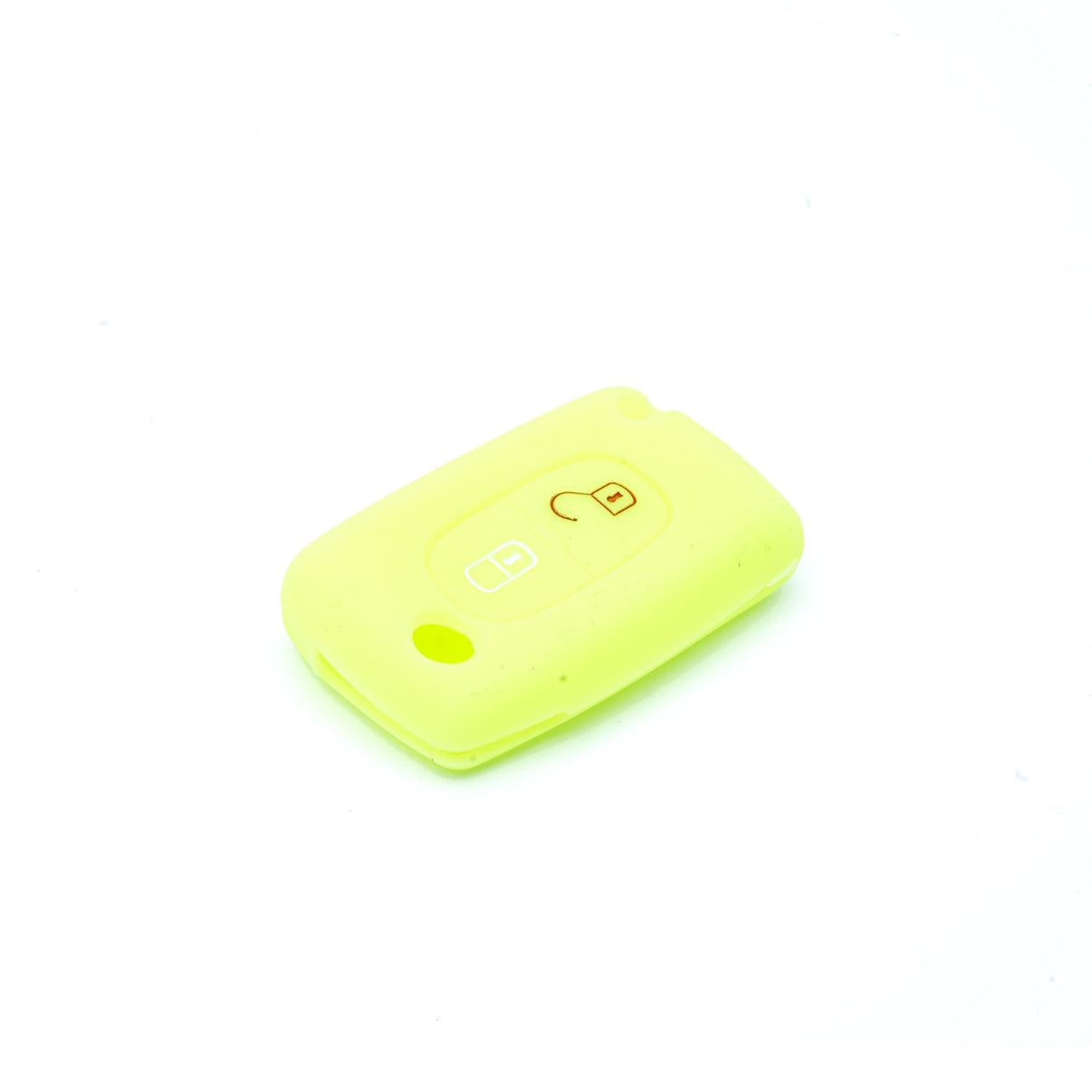 Bilnyckelskal Peugeot 207/207 CC m.fl. – Neongrön