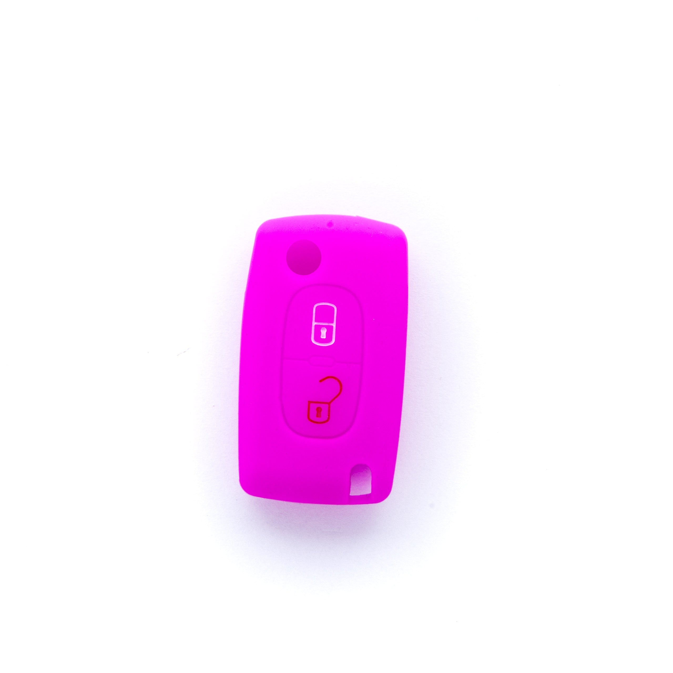 Bilnyckelskal Peugeot 207/207 CC m.fl. – Rosa