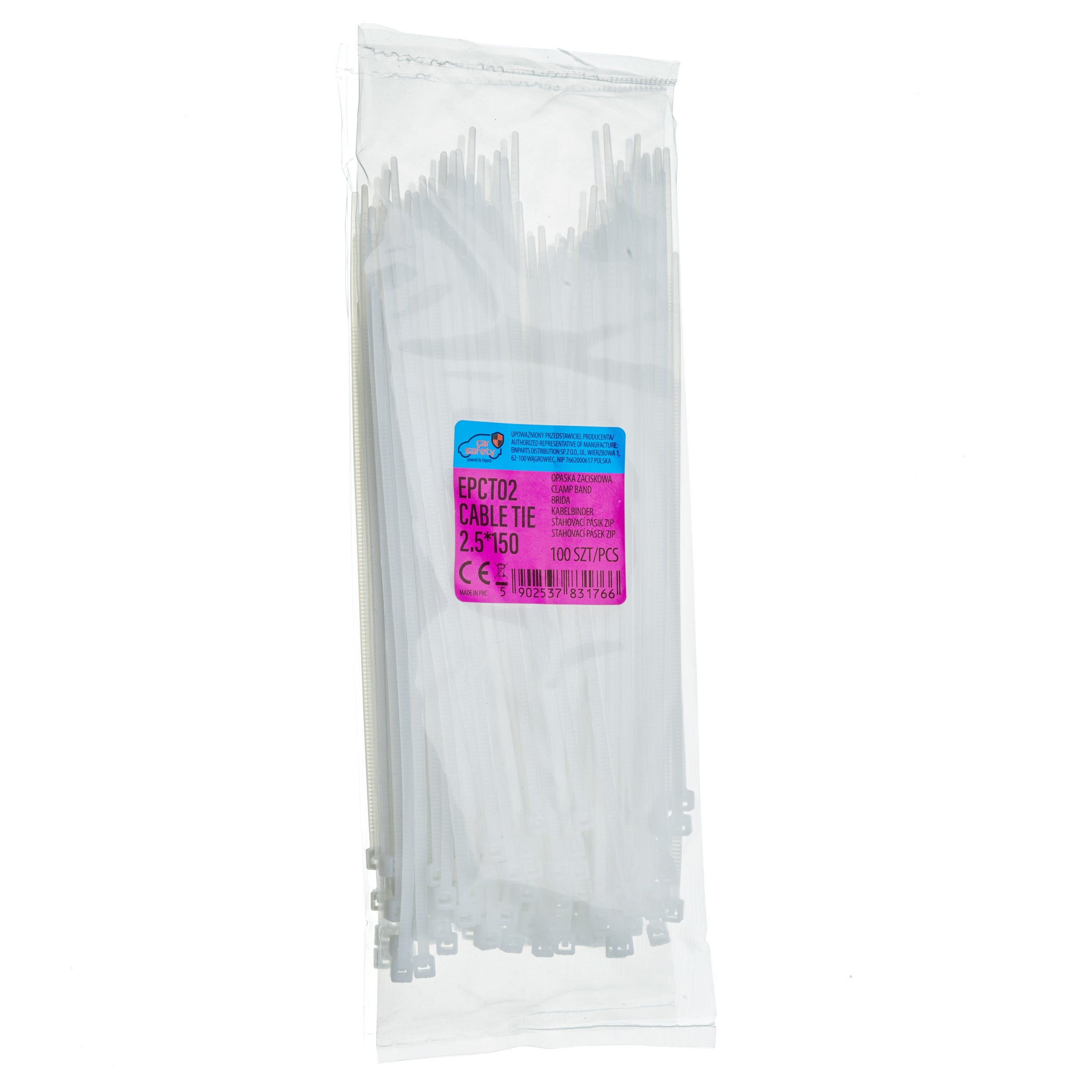 Buntband – Vit – 150 mm
