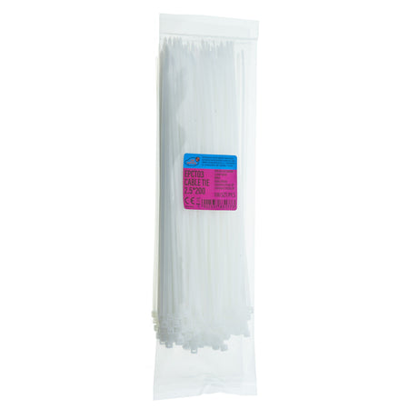 Buntband – Vit – 200 mm – 2,5 mm