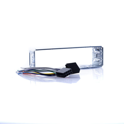 1-DIN-bilstereo – Svart – 9V - 16V – 188 mm – 57 × 112 mm
