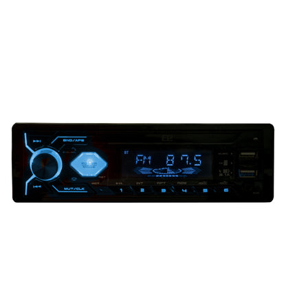1-DIN-bilstereo – Svart – 9V - 16V – 188 mm – 57 × 112 mm