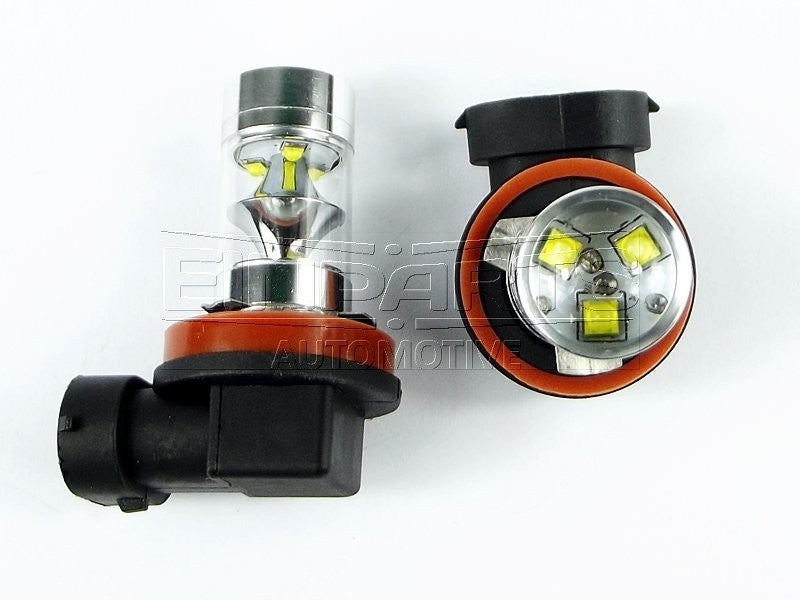 LED-lampa för bil – H8 – PGJ19–1 – 6000K – 9 LED – CREE XB-D – 2-pack