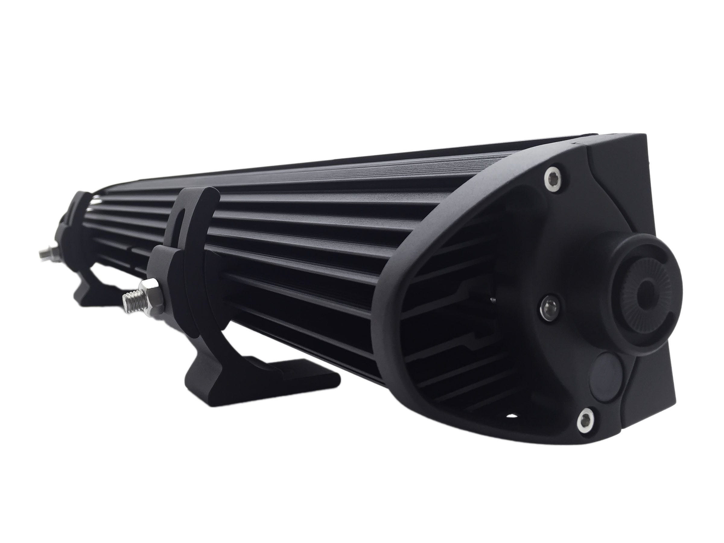 BriodLights V2 LED extraljusramp rak, 40x3 W, 22" (560 mm) – produktvy från sidan | Briodlights