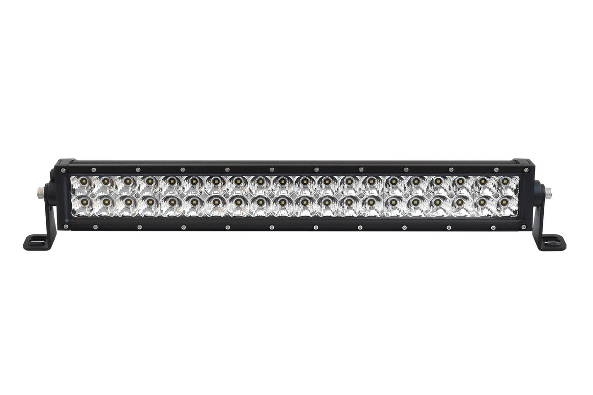 BriodLights V2 LED extraljusramp rak, 40x3 W, 22" (560 mm) – produktbild framifrån | Briodlights
