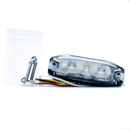 LED-varningsljus – 1700–1800K (Orange) – 9 W – 9V - 32V – 82 mm