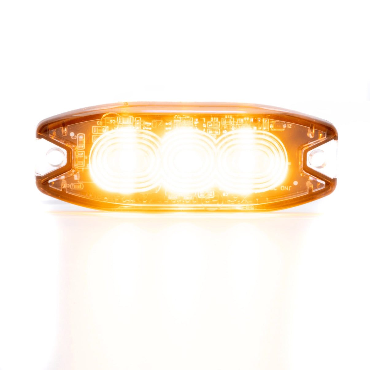 LED-varningsljus – 1700–1800K (Orange) – 9 W – 9V - 32V – 82 mm