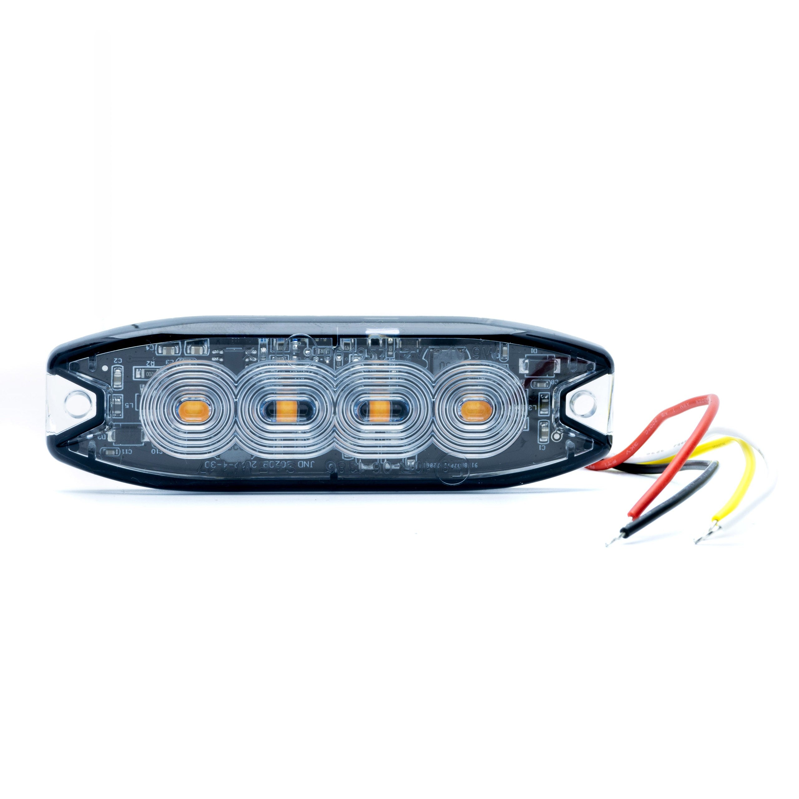 LED-varningsljus – 1700–1800K (Orange) – 12 W – 9V - 32V – 98 mm