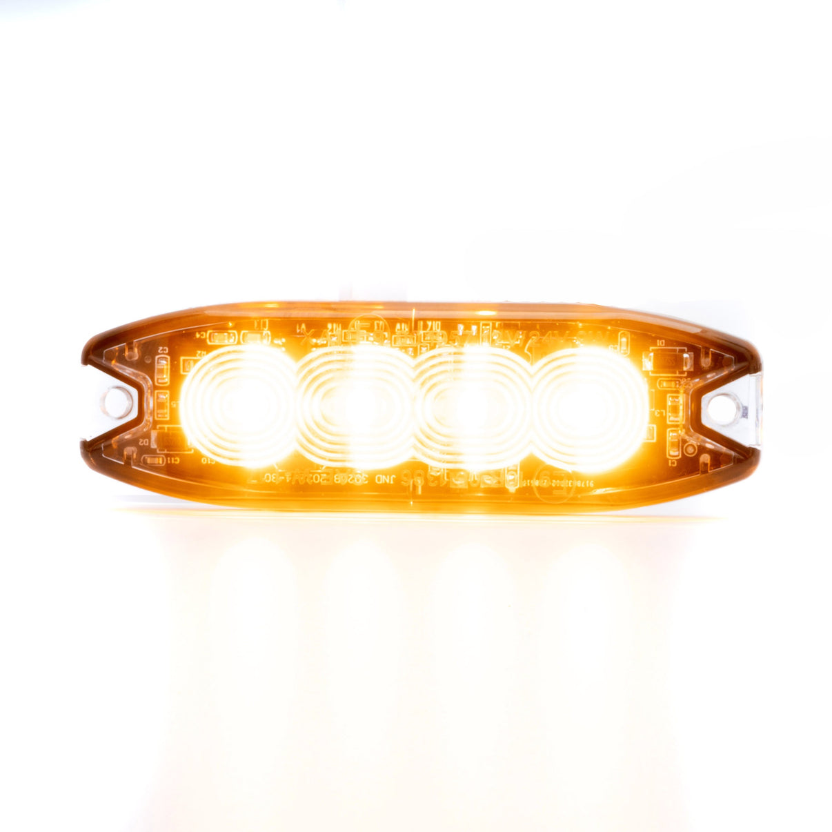 LED-varningsljus – 1700–1800K (Orange) – 12 W – 9V - 32V – 98 mm