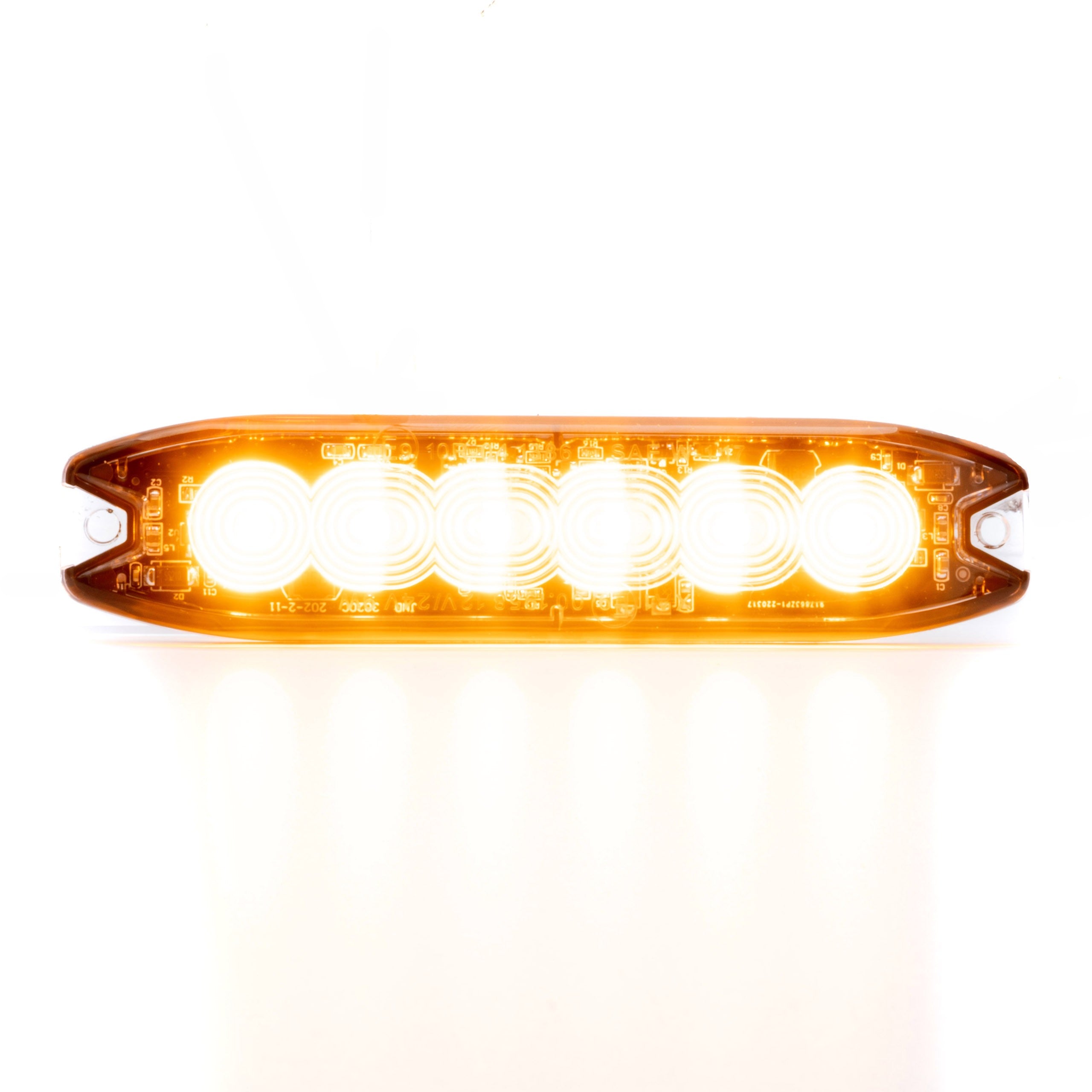 LED-varningsljus – 1700–1800K (Orange) – 18 W – 9V - 32V – 130 mm