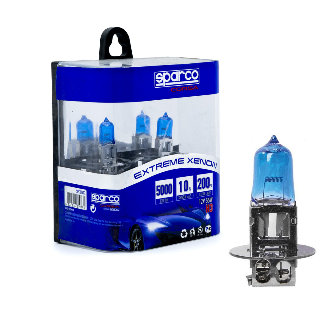 Halogenlampa – Sparco – H3 – 5000K – 9V - 16V – 55 W – 2-pack