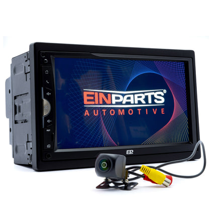 2-DIN-bilstereo – Svart – 9V - 16V