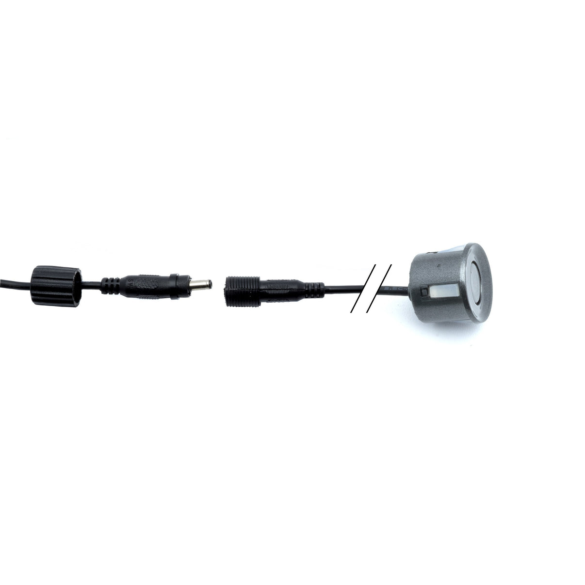 Parkeringssensor med display – Antracit – ultraljudssensor – 4 sensorer