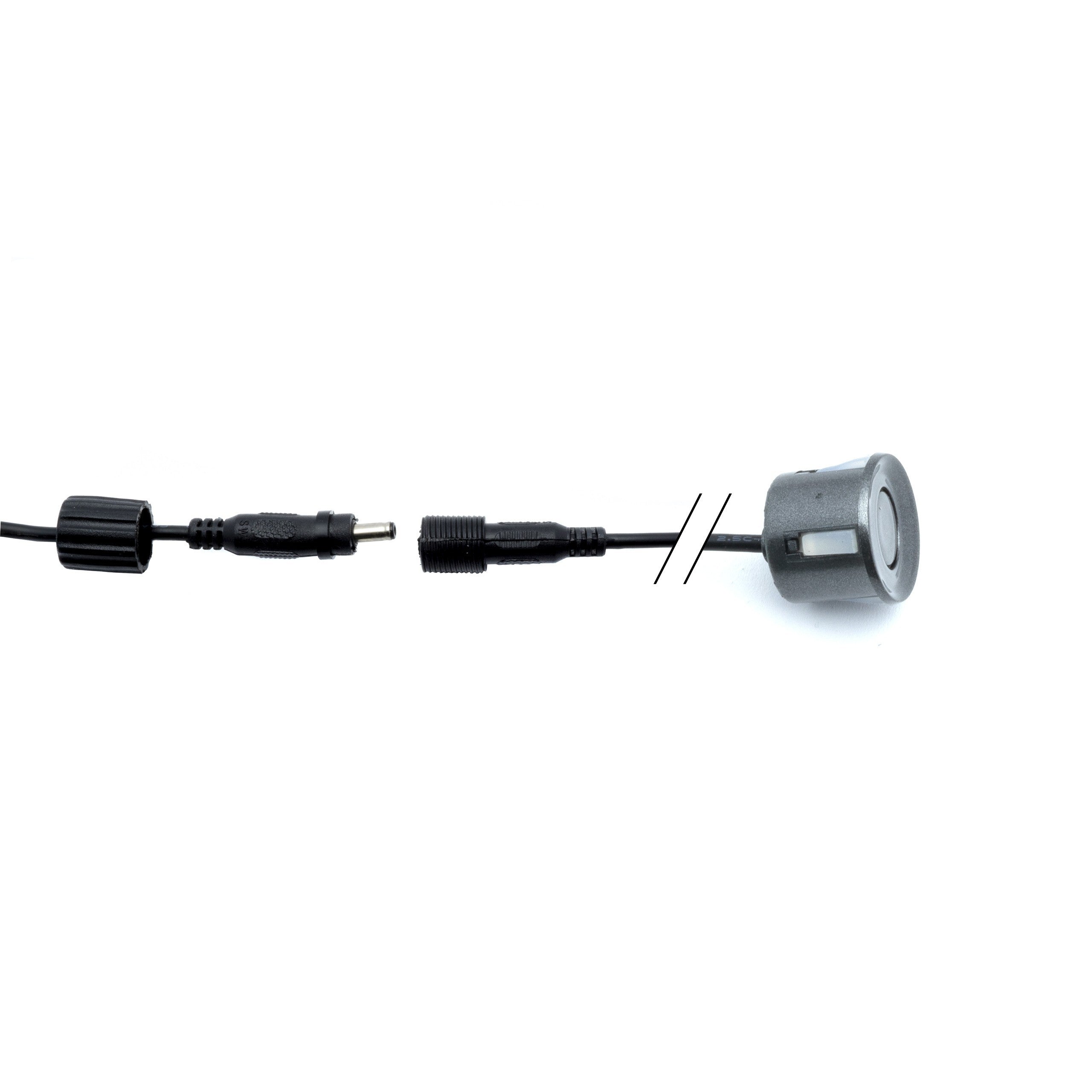 Parkeringssensor med display – Antracit – ultraljudssensor – 4 sensorer