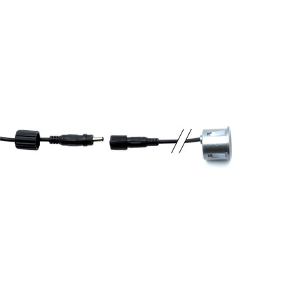 Parkeringssensor med display – Grå – ultraljudssensor – 4 sensorer – 4x 2,5 m