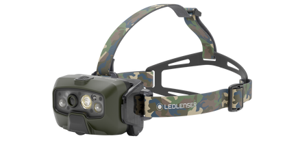 LEDLENSER HF8R Core RGB Camo – närbild detaljer | LEDLENSER