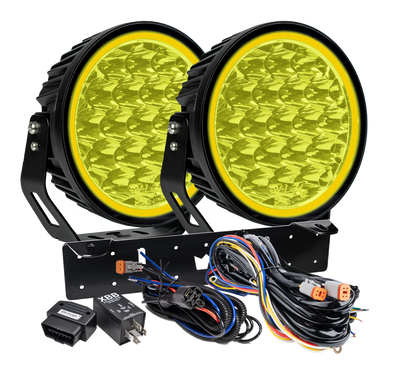 produktbild framifrån visande W – Light XTREME W9 RAD2 – Yellow – W-Light